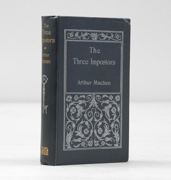 The Three Impostors by Arthur Machen; cover design by Aubrey Beardsley