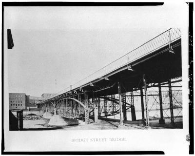 Manchester's MacGregor Bridge (also called the Bridge Street Bridge.) Image via Bridgehunter.