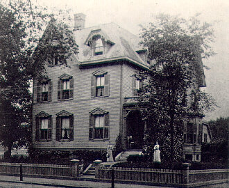 Lovecraft's birth home at 454 Angell Street. Photo via hplovecraft.com
